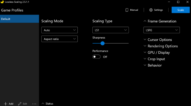 图片[1]_小黄鸭补帧工具 Lossless Scaling Build19219484 官方中文版_ZDZGAME 终点站游戏